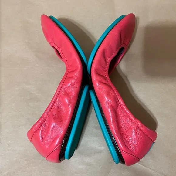 Tieks by Gavrieli | Poppy Red Leather Ballet Flats Foldable Shoes Size 6