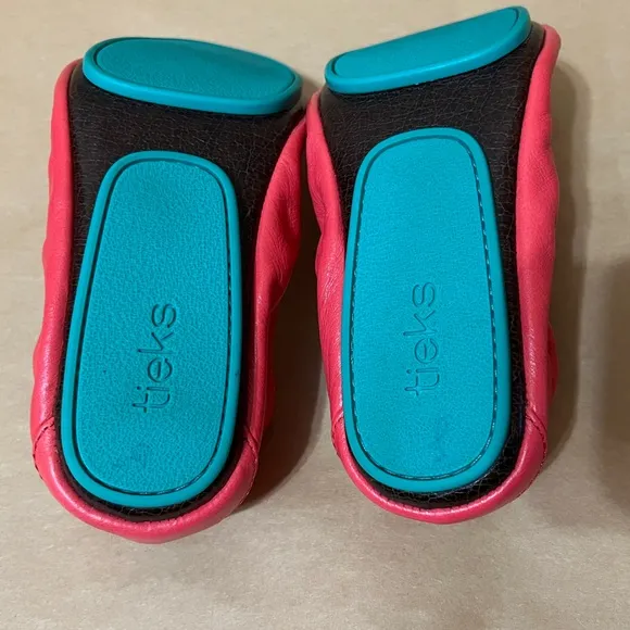 Tieks by Gavrieli | Poppy Red Leather Ballet Flats Foldable Shoes Size 6