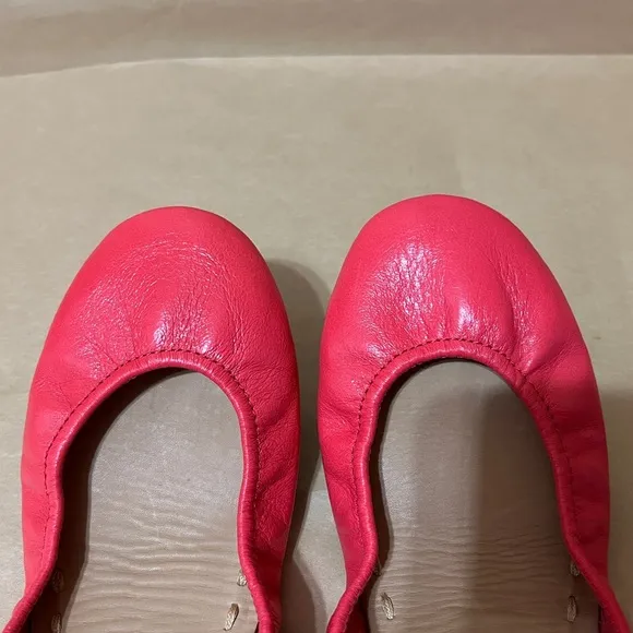 Tieks by Gavrieli | Poppy Red Leather Ballet Flats Foldable Shoes Size 6