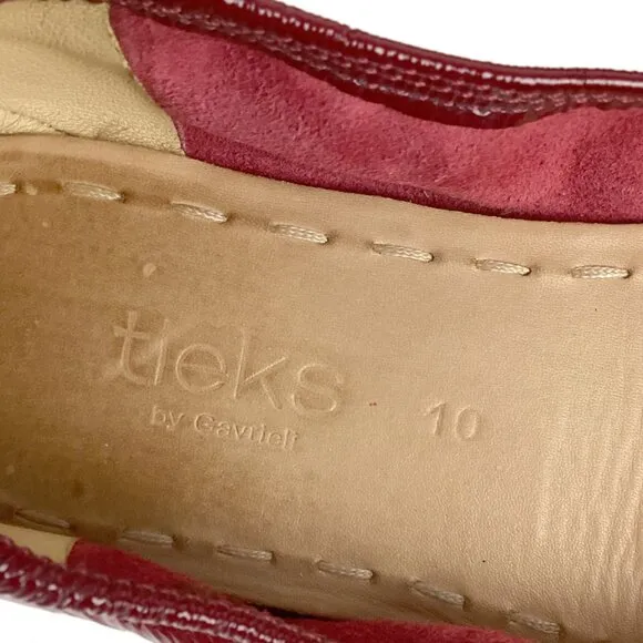 Tieks By Gavrieli Ruby Red Patent Leather Foldable Ballet Fats