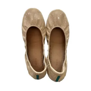 Tieks By Gavrieli Shoes Womens 8 Beige Leather Ballet Flats Foldable Round Toe