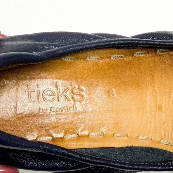 Tieks by Gavrieli Women's Navy Blue Leather Ballet Flats Size 8