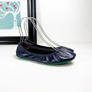 Tieks by Gavrieli Women's Navy Blue Leather Ballet Flats Size 8