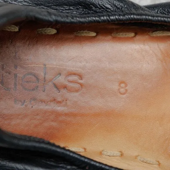 Tieks By Gavrielli Matte Black Leather Foldable Travel Ballet Flats Womens 8