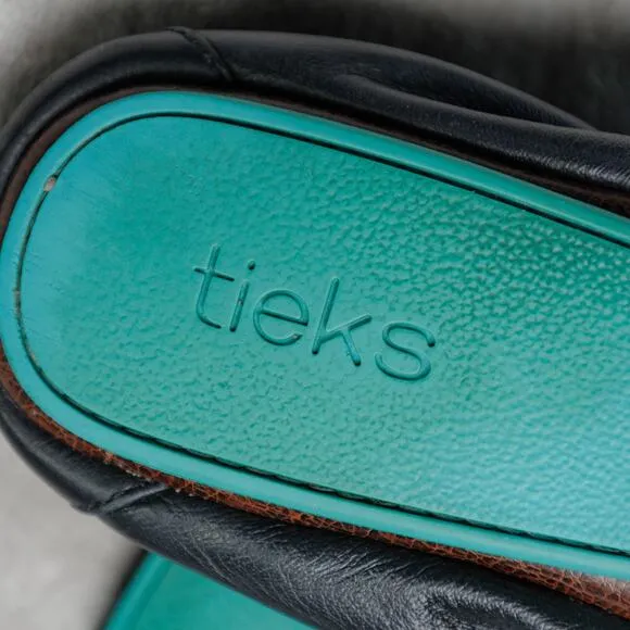 Tieks By Gavrielli Matte Black Leather Foldable Travel Ballet Flats Womens 8