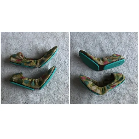 Tieks Echo Park Vegan Polka Dot Ballet Flats Sz 5