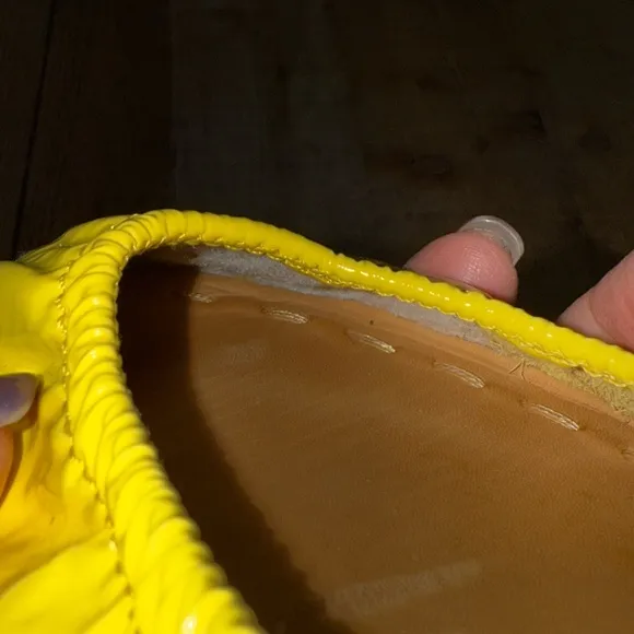 Tieks Lemon Yellow Patent Ballet Foldable Flats