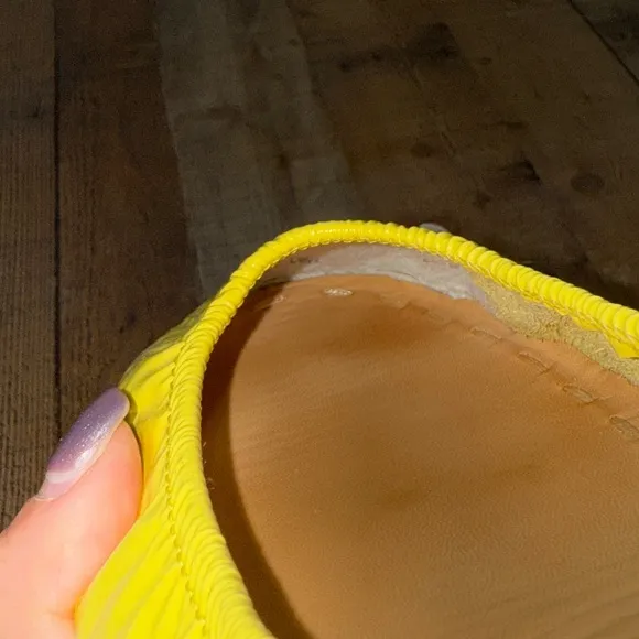 Tieks Lemon Yellow Patent Ballet Foldable Flats