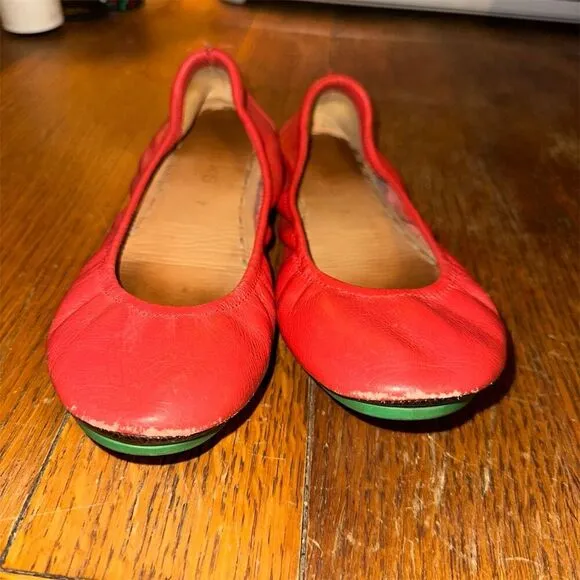 Tieks Women's Leather Ballet Flats Size 7 Casual Slip On Shoes