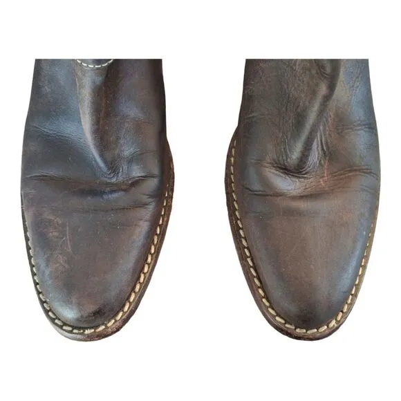Timberland Leather Comforia Chelsea Harness Ankle Boots Womens 6 Brown