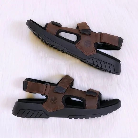 Timberland Men’s Anchor Watch Back Strap Brown Sandals