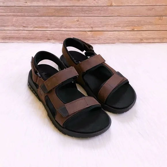 Timberland Men’s Anchor Watch Back Strap Brown Sandals