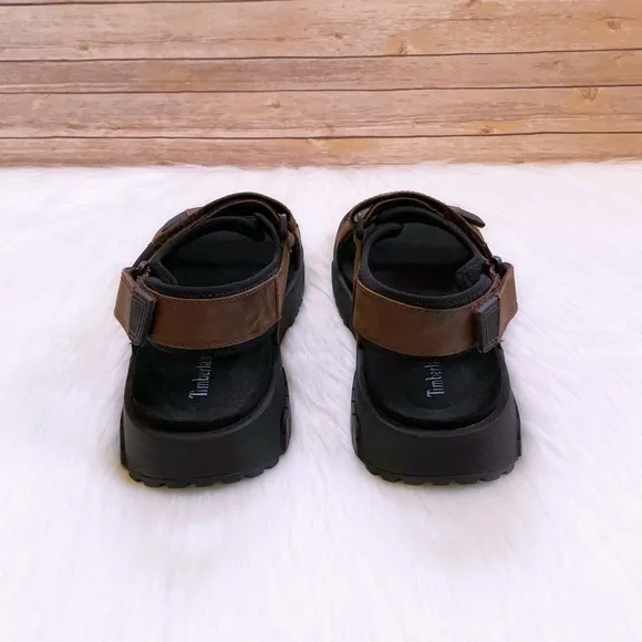 Timberland Men’s Anchor Watch Back Strap Brown Sandals