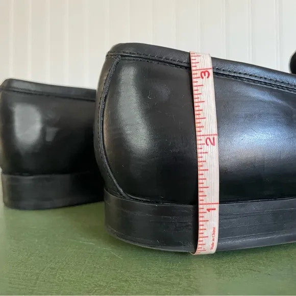 To Boot New York Adam Derrick Moc Sewn Penny Loafers Black Calfskin *Italy*