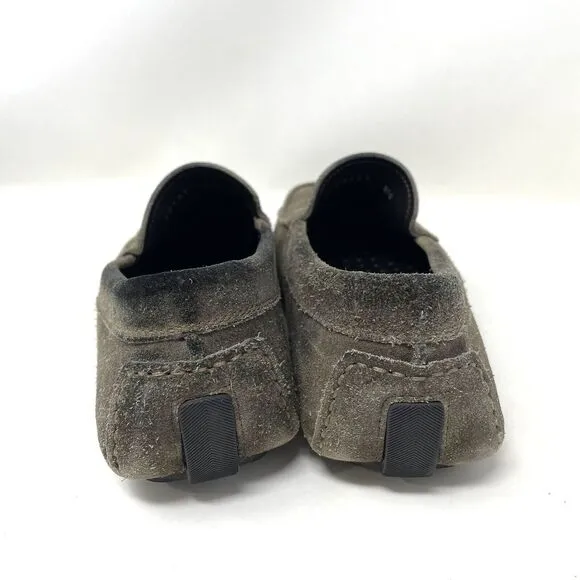 To Boot New York Adam Derrick Suede Driving Loafers Shoes Gray Men's Size 8.5