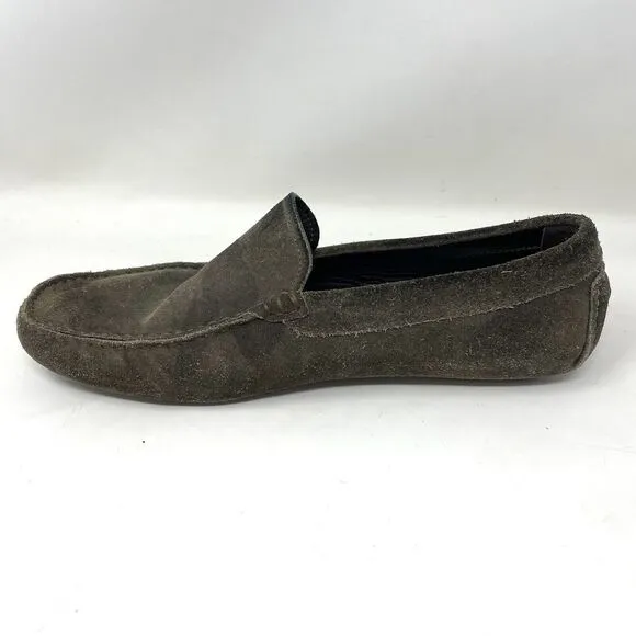 To Boot New York Adam Derrick Suede Driving Loafers Shoes Gray Men's Size 8.5