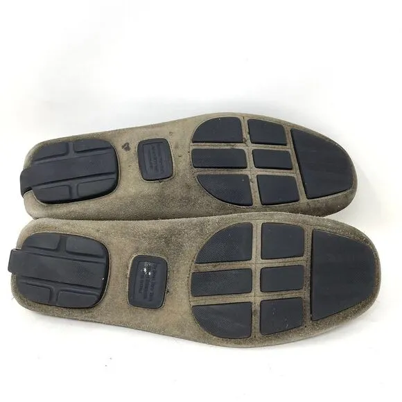 To Boot New York Adam Derrick Suede Driving Loafers Shoes Gray Men's Size 8.5