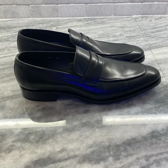 To Boot New York by Adam Derrick Black Penny Loafers Size 12. Worn once