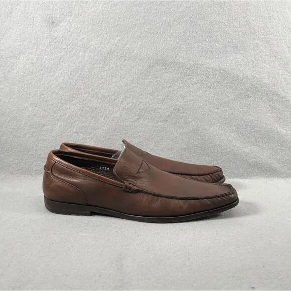 To Boot New York Leather Penny Loafers Mens Size 10 Driving Shoes Adam Derrick