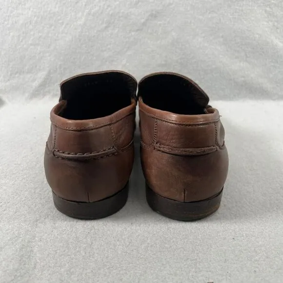 To Boot New York Leather Penny Loafers Mens Size 10 Driving Shoes Adam Derrick