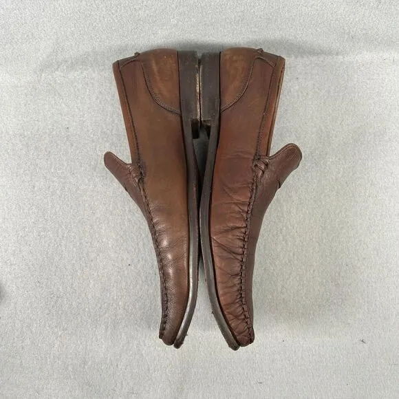 To Boot New York Leather Penny Loafers Mens Size 10 Driving Shoes Adam Derrick