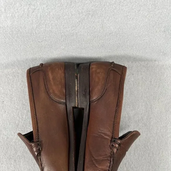 To Boot New York Leather Penny Loafers Mens Size 10 Driving Shoes Adam Derrick