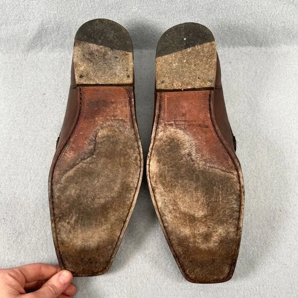 To Boot New York Leather Penny Loafers Mens Size 10 Driving Shoes Adam Derrick