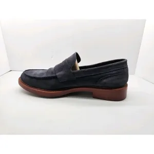 To Boot New York Men Penny Loafers Navy Suede, US Size 11 Made in Italy