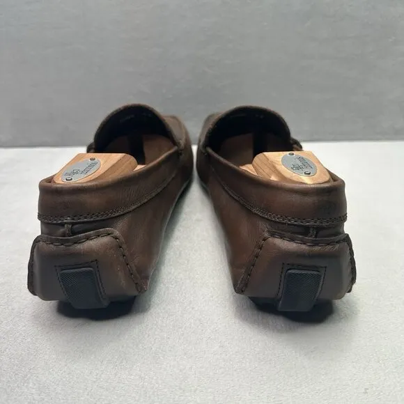 To Boot New York Palo Alto Mens Size 12 Penny Driver Dark Brown Calfskin Loafers