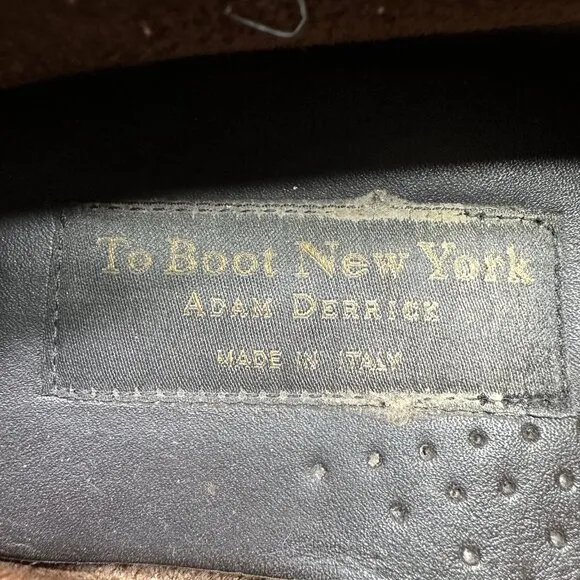 To Boot New York Palo Alto Mens Size 12 Penny Driver Dark Brown Calfskin Loafers