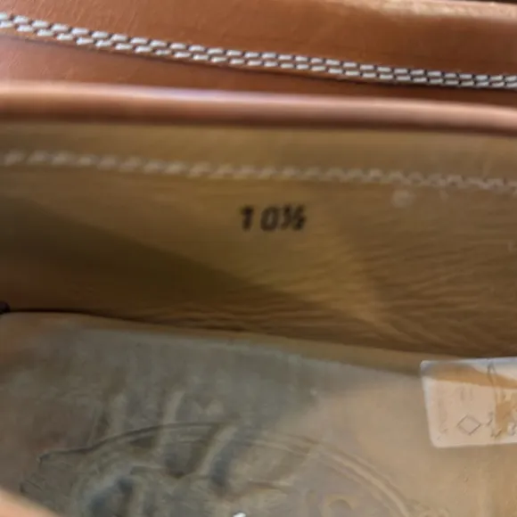 Todd’s penny loafers British Tan 10.5 purchased from Beverly Hills store