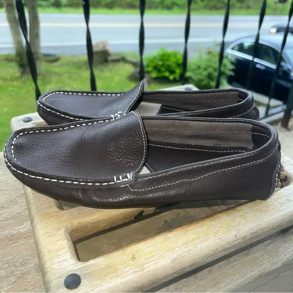 TOD'S Brown Women's Driving Shoes Italian Leather USA Size 8 UK 6 EU 39