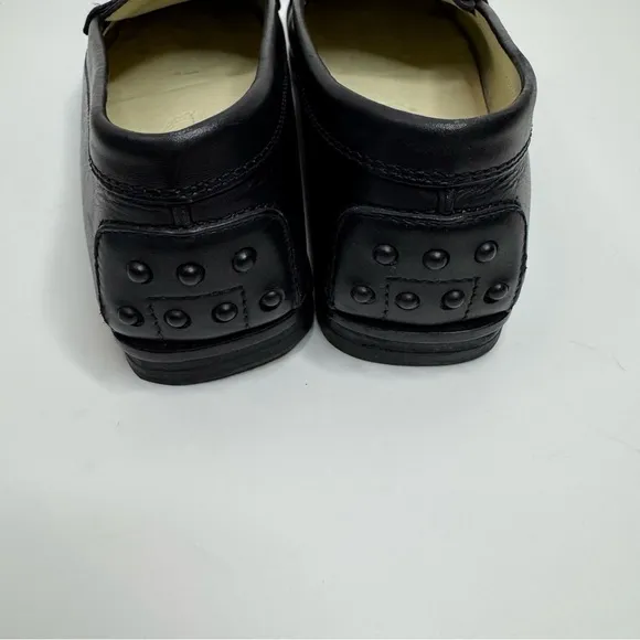 Tod’s Classic Black Leather Penny Loafers
