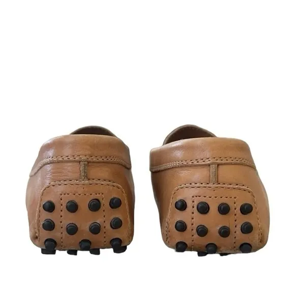 Tod's Gommino Brown Cognac Leather‎ Classic Iconic Driving Shoes Loafers Size 6