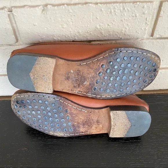TOD'S JUNIOR EU 35 Unisex Penny Loafers in Saddle Italian Leather Preppy US 3.5