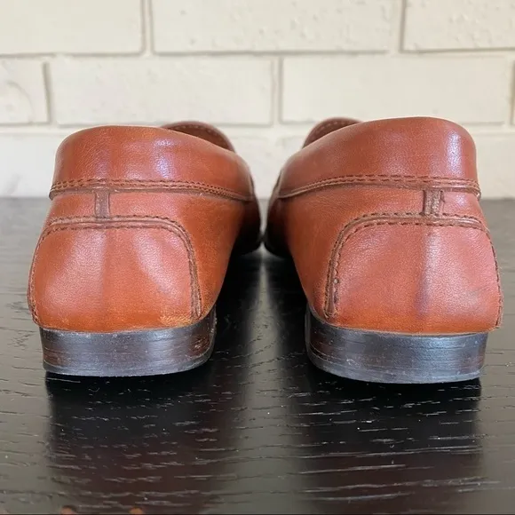 TOD'S JUNIOR EU 35 Unisex Penny Loafers in Saddle Italian Leather Preppy US 3.5