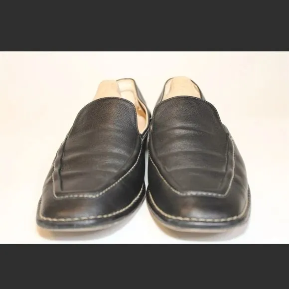 Tod's Leather Apron Toe Driving Loafers Italy flats stitching Luxury
