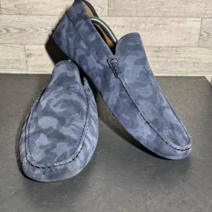 TOD’S Men's Gommino Blue Camouflage Driving Shoes Loafers size 8