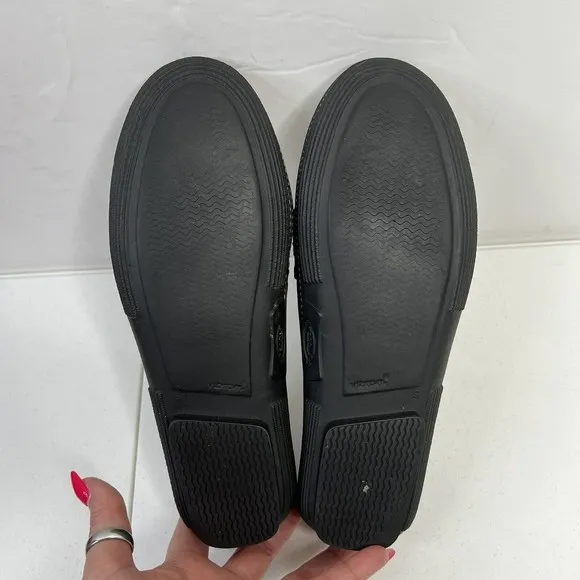 TODS Penny Loafers Size 7.5 Leather Driving Moccasins Dark Brown Slip On Flat