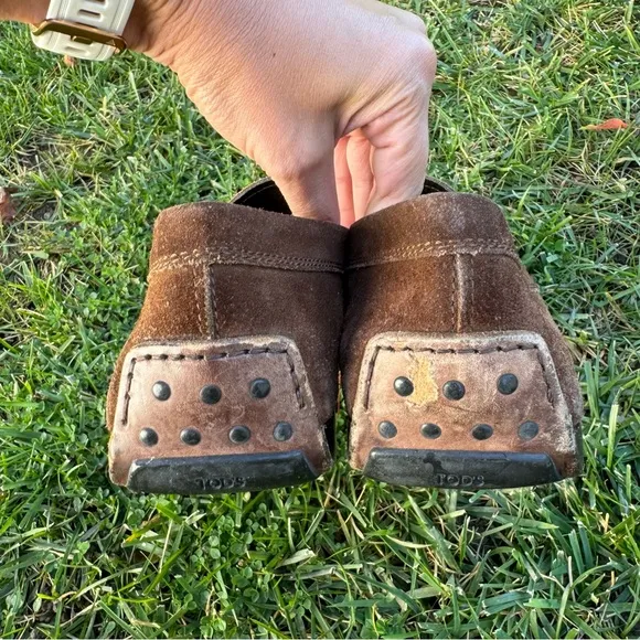 Tod’s suede loafers