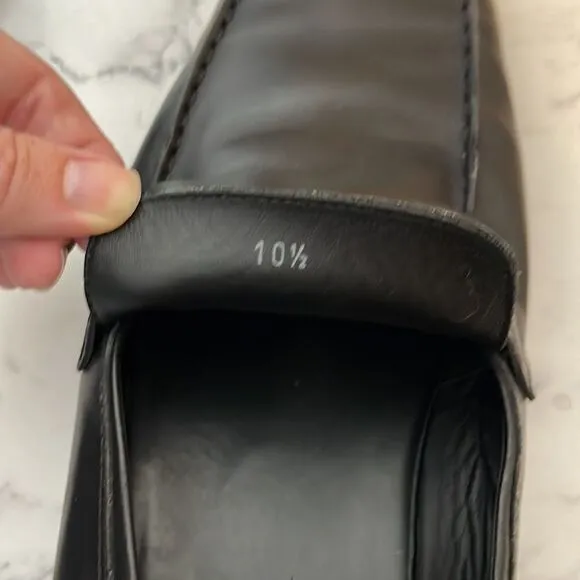 Tod’s Black Mocassino Driving Loafers 10.5