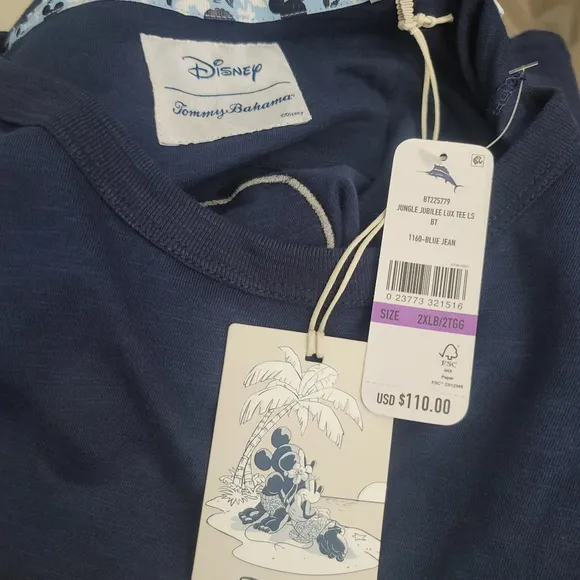 Tommy Bahama Men's Disney Jungle Jubilee Lux Long-Sleeve T-Shirt