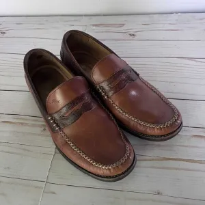 Tommy Bahama Men’s Leather Finlay Penny Loafers Shoes Size 10M