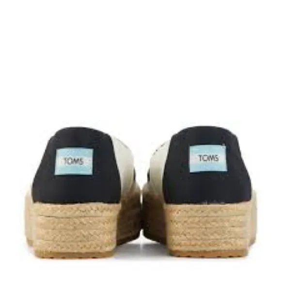 TOMS WOMEN’S VALENCIA ESPADRILLES - NATURAL SIZE 9.5 (NEW)