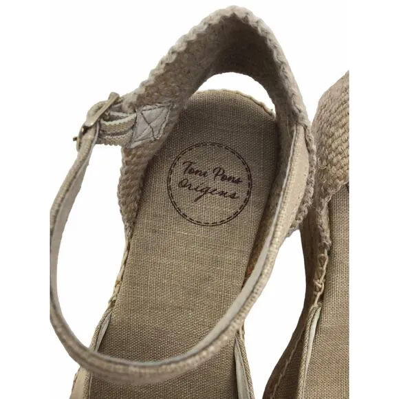Toni Pons Origens Caldes Espadrilles Wedge Heels Size EU 39 US-8.5
