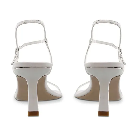 Tony Bianco Caprice White Heeled Sandals