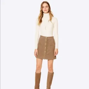 Tory Burch Corduroy Brown Skirt | Size 4