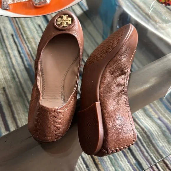 Tory Burch Foldable Minnie Travel Ballet Flats
