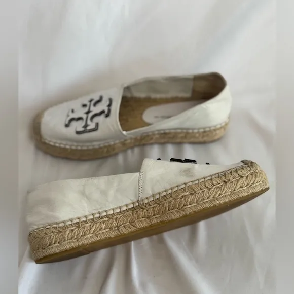 Tory Burch INES ESPADRILLE White Women’s Size 7