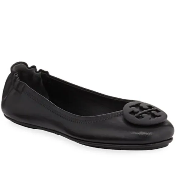 Tory Burch Minnie Travel Flats Size 6